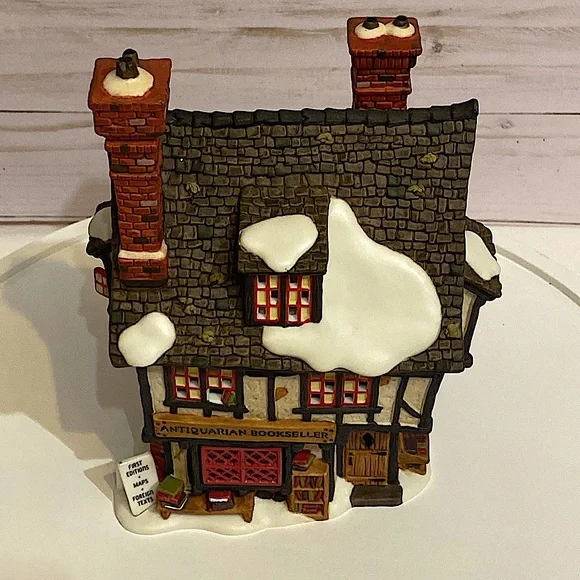 DEPARTMENT 56 - Antiquarian Bookseller - Heritage Village - Dickens Village - Picture 3 of 11